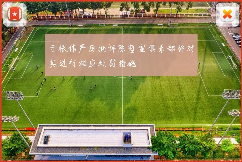 于根伟严厉批评陈哲宣俱乐部将对其进行相应处罚措施